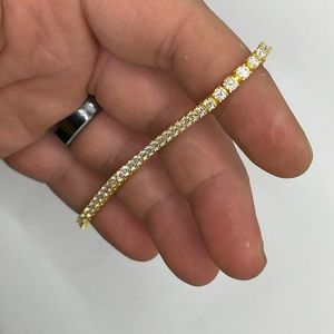 Moissanite diamond tennis bracelet